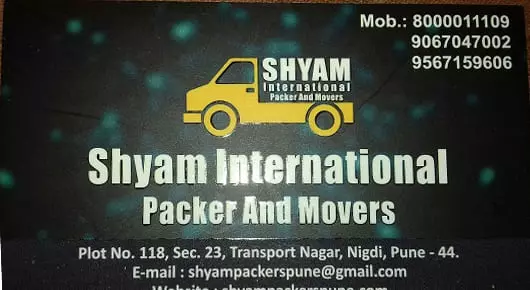 Shyam International Packers And Movers in Nigdi, Pune