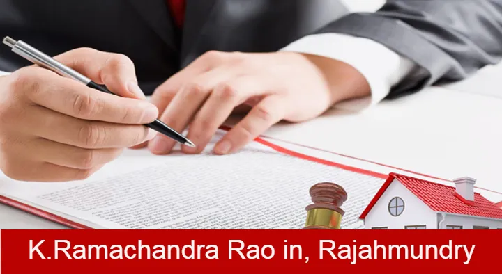 Document Writer in Rajahmundry (Rajamahendravaram) : K.Ramachandra Rao in Mangalavarapupeta