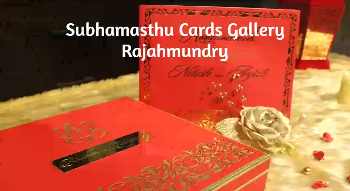 Invitation Cards Printing in Rajahmundry (Rajamahendravaram) : Subhamasthu Cards Gallery in Janda Panja Road