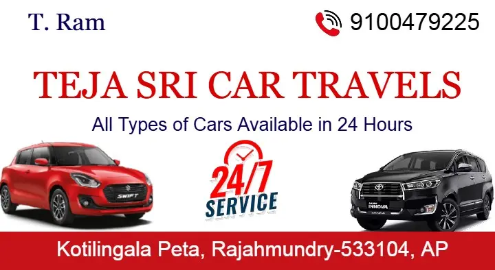Teja Sri Car Travels in Kotilingala Peta, Rajahmundry