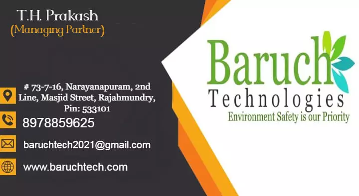 Environmental Monitoring Systems in Rajahmundry (Rajamahendravaram) : Baruch Technologies in Narayanapuram