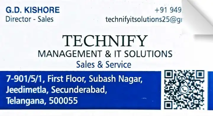 Technify Management and IT Solutions in Jeedimetla, Secunderabad