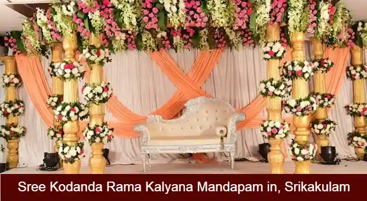 Sree Kodanda Rama Kalyana Mandapam in Palakonda Road, Srikakulam