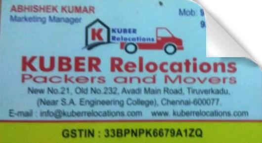 Packers And Movers in Thiruvallur  : Kuber Relocations Packers and Movers in Tiruverkadu