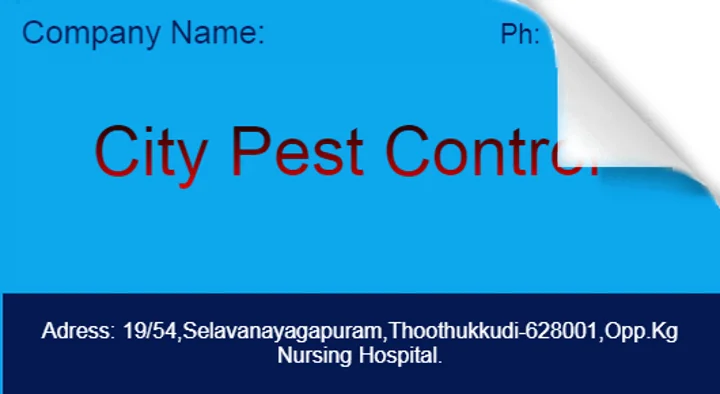 City Pest Control in Selavanayagapuram, Thoothukudi