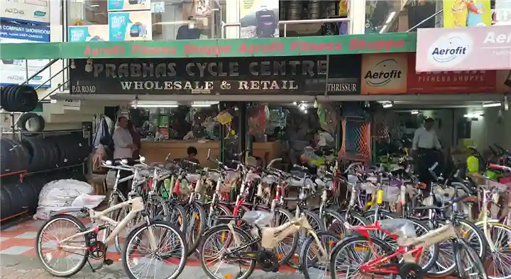 Bicycle Dealers in Thrissur  : Prabhas Cycle Centre in Kuruppam Road