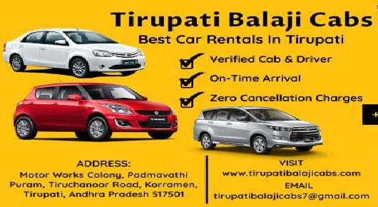 Tirupati Balaji Cabs in Korramenugunta, Tirupati