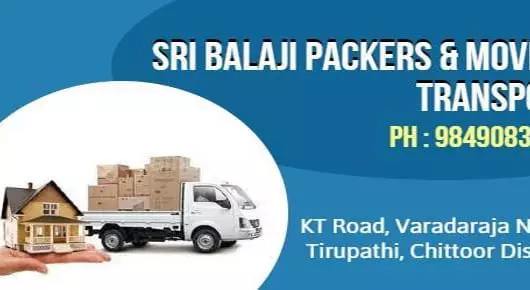 Packing Services in Tirupati  : Sri Balaji Packers and Movers in KT Road