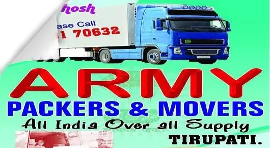 Army Packers and Movers in Revenue Colony, Tirupati