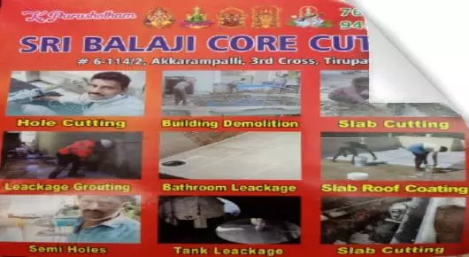 Building Demolition Contractors in Tirupati : Sri Balaji Core Cutting in Akkarampalle