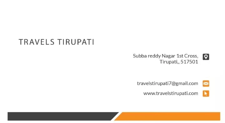 Tours And Travels in Tirupati  : Travels Tirupati in Subbareddy Nagar