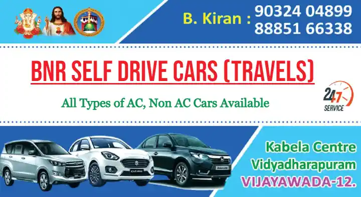 Tours And Travels in Vijayawada (Bezawada) : BNR Self Drive Cars (Travels) in Vidyadharapuram