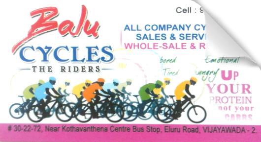 Balu Cycles in Eluru Road, vijayawada