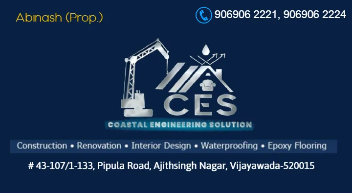 Costal Engineering Solutions in Ajit Singh Nagar, Vijayawada