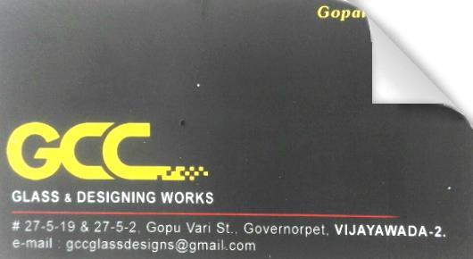 GCC Glass Desinging Works in Governorpet, vijayawada