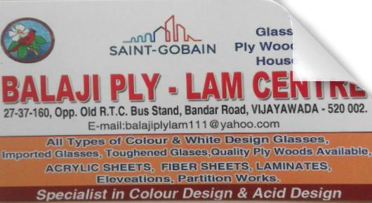 Balaji Ply Lam Centre in Bandar Road, vijayawada