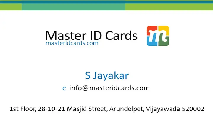 Master ID Cards in Governorpet, Vijayawada