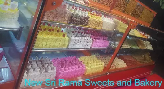 Sweets And Bakeries in Vijayawada (Bezawada) : New Sri Rama Sweets and Bakery in Gunadala