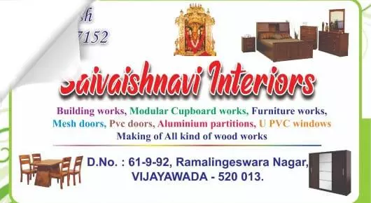 Interior Works And Decorators in Vijayawada (Bezawada) : Saivaishnavi Interiors in Ramalingeswara Nagar 