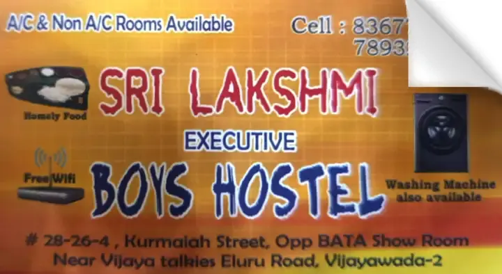 Sri Laxmi Executive Boys Hostel in Eluru Road, Vijayawada