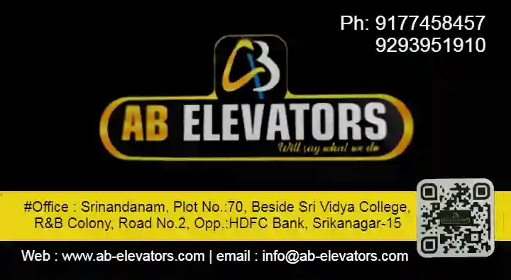 Lift Repair Service in Vijayawada (Bezawada) : AB Elevators in Ajit Singh Nagar