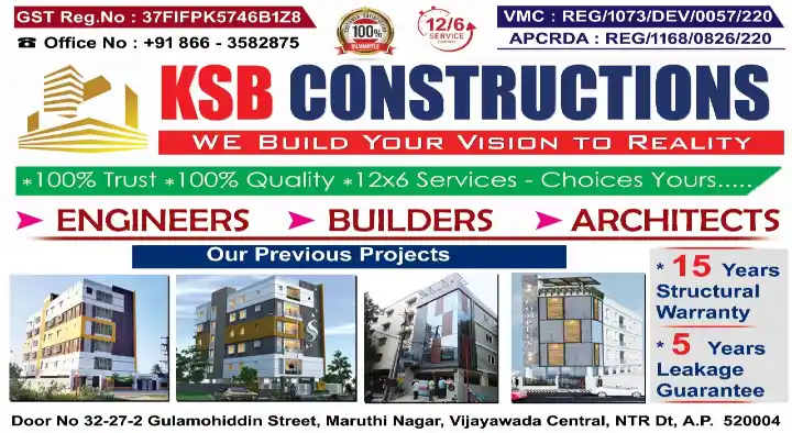 KSB Constructions in Maruthi Nagar, Vijayawada