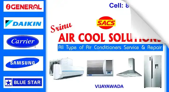 Daikin Ac Repair And Service in Vijayawada (Bezawada) : Srinu Air Cool Solutions in Patamata
