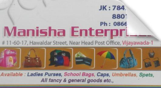 Manisha Enterprises in Bhavannarayana Street, vijayawada