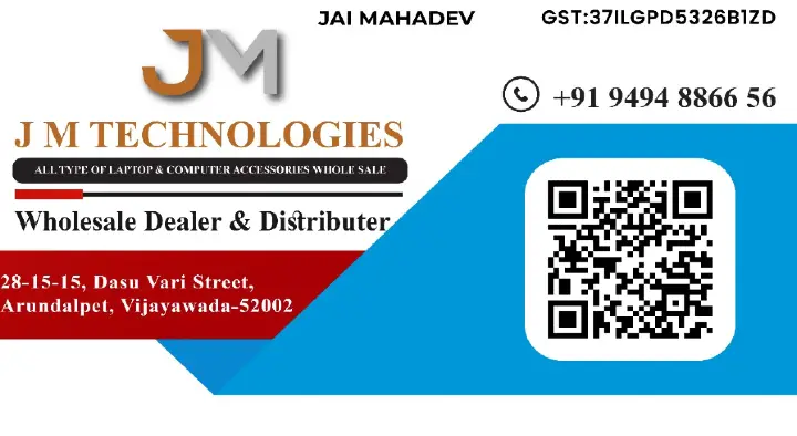 Computer And Laptop Repair Service in Vijayawada (Bezawada) : JM Technologies in Arundalpet