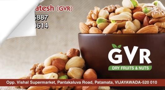 Dry Fruit Wholesale Dealers in Vijayawada (Bezawada) : GVR Dry Fruits and Nuts in Pantakaluva Road