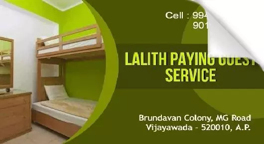 Paying Guest Service in Vijayawada (Bezawada) : Lalith PG Hostel in M.G.Road