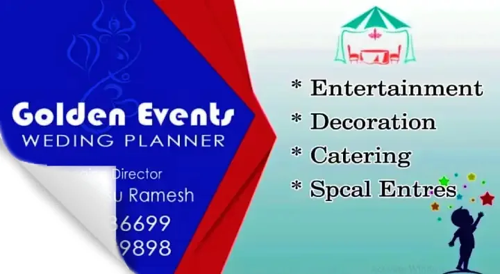 Event Decorators in Vijayawada (Bezawada) : Golden Events Wedding Planner in Nehru Bomma Colony