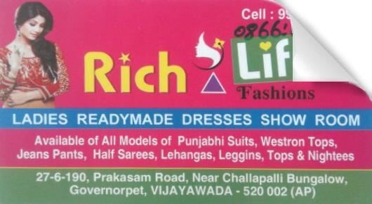 Rich Life Fashions in Governorpet, vijayawada