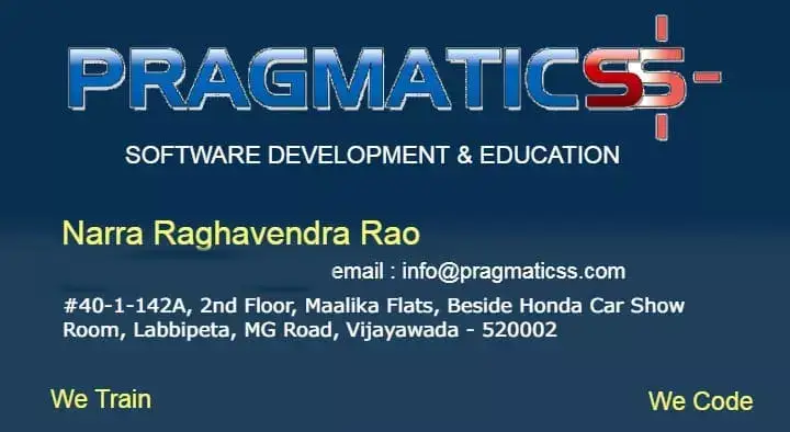 Pragmaticss (Computer Land) in MG Road, Vijayawada