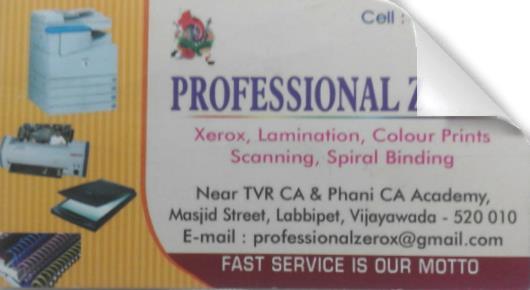 Color Xerox in Vijayawada (Bezawada) : Professional Zerox in Labbipet