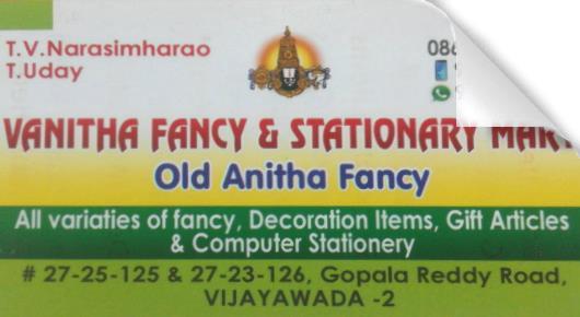 Vanitha Fancy and Stationary Mart in Governorpet, Vijayawada