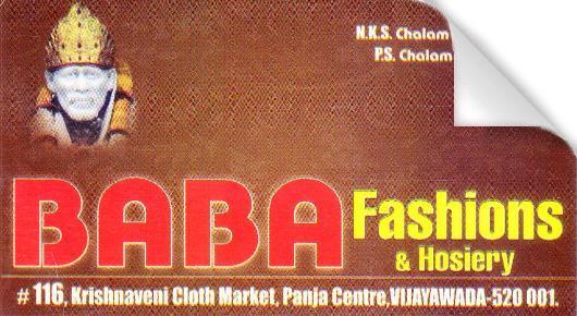 Baba Fahions and Hosiery in Panja Centre, Vijayawada