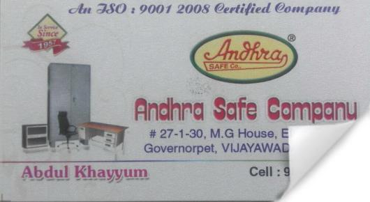 Andhra Safe Company in Governorpet, Vijayawada