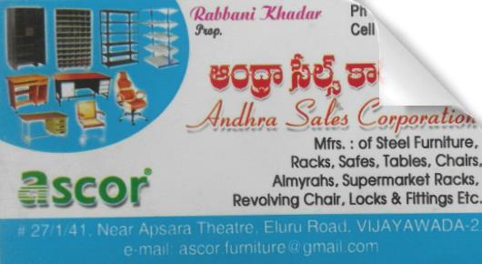 Andhra Sales Corporation in Eluru Road, vijayawada