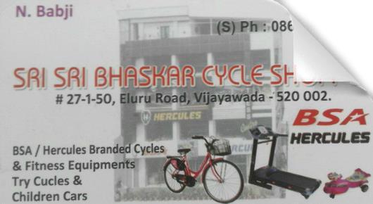 Sri Sai Bhaskar Cycle Shoppe near Eluru Road in Vijayawada