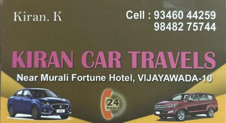Kiran Car Travels in Mogalrajpuram, Vijayawada