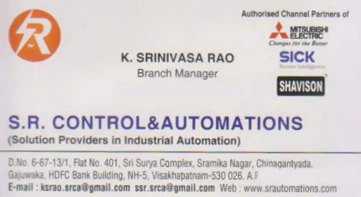 SR Control and Automations in Gajuwaka, Visakhapatnam