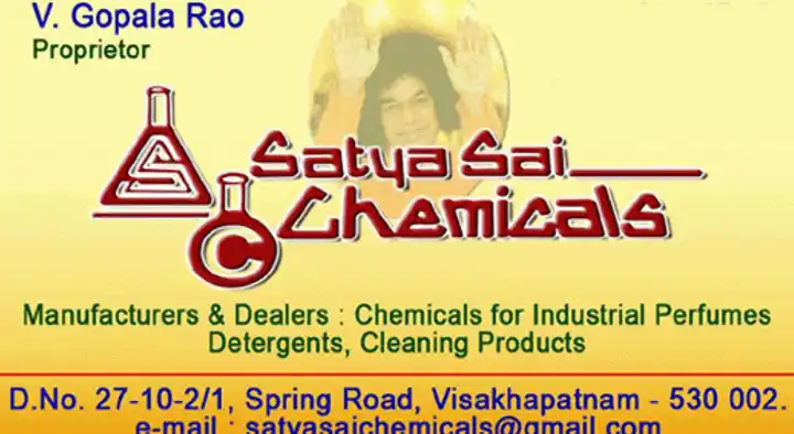 Lab Chemicals in Visakhapatnam (Vizag) : Satya Sai Chemicals in Purnamarket