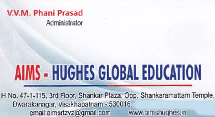 Management Studies in Visakhapatnam (Vizag) : Aims Hughes Global Education in Dwarakanagar