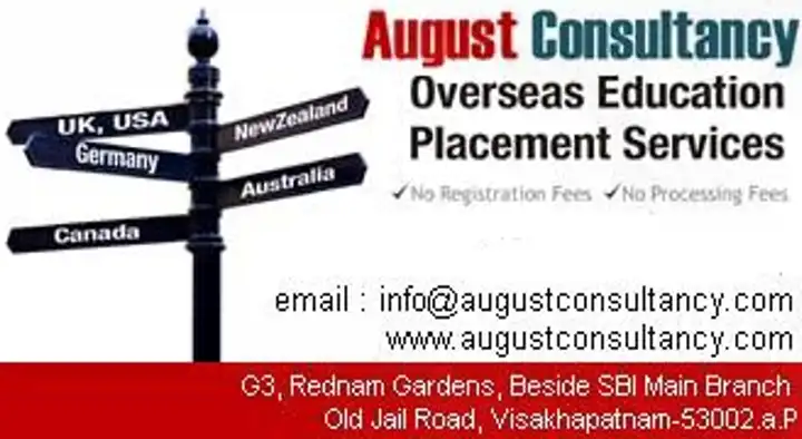 August Consultancy in Jail Road, Visakhapatnam