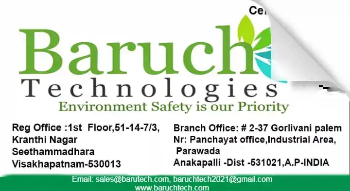 Environmental Monitoring Systems in Visakhapatnam (Vizag) : Baruch Technologies in Seethammadhara