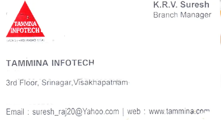 Technical Institutes in Visakhapatnam (Vizag) : Tammina Infotech in Srinagar