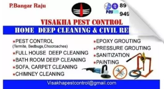 Home Cleaning Services And Products in Visakhapatnam (Vizag) : Visakha Pest Control, Home Deep Cleaning and Civil Repairs in Visalakshinagar