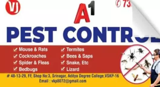 A1 Pest Control in Srinagar, Visakhapatnam
