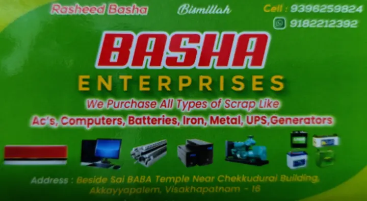 Basha Enterprises in Akkayyapalem, Visakhapatnam